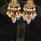 Vibrant Polki Design Earrings