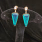 Exotic Blue Cocktail Studs