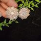 Sparkling CZ Floral Studs