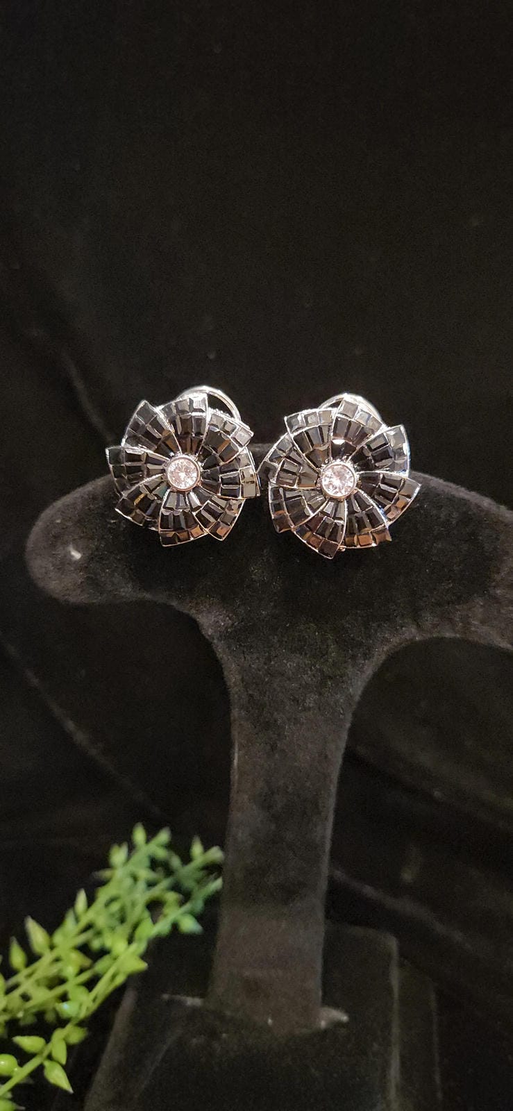 Sparkling CZ Floral Studs