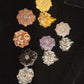 Sparkling CZ Floral Studs