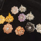 Sparkling CZ Floral Studs