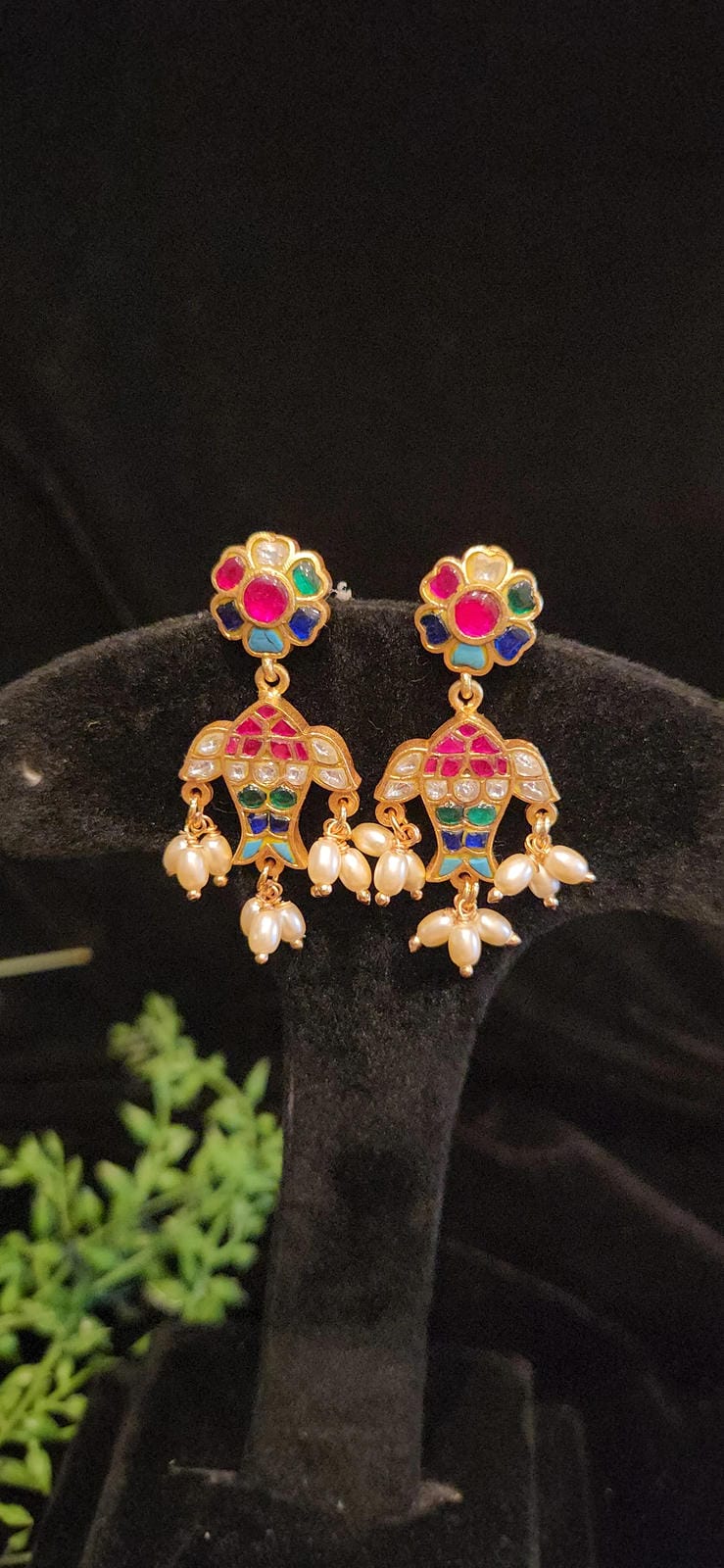 Vibrant Fish Design Earrings