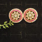 Authentic Kundan Flower Studs