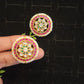 Authentic Kundan Flower Studs