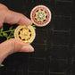 Authentic Kundan Flower Studs