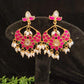 Authentic Kundan Chandbali Earrings | Pearls