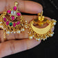 Authentic Kundan Chandbali Earrings