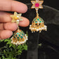 Traditional Kundan Star Jhumkas