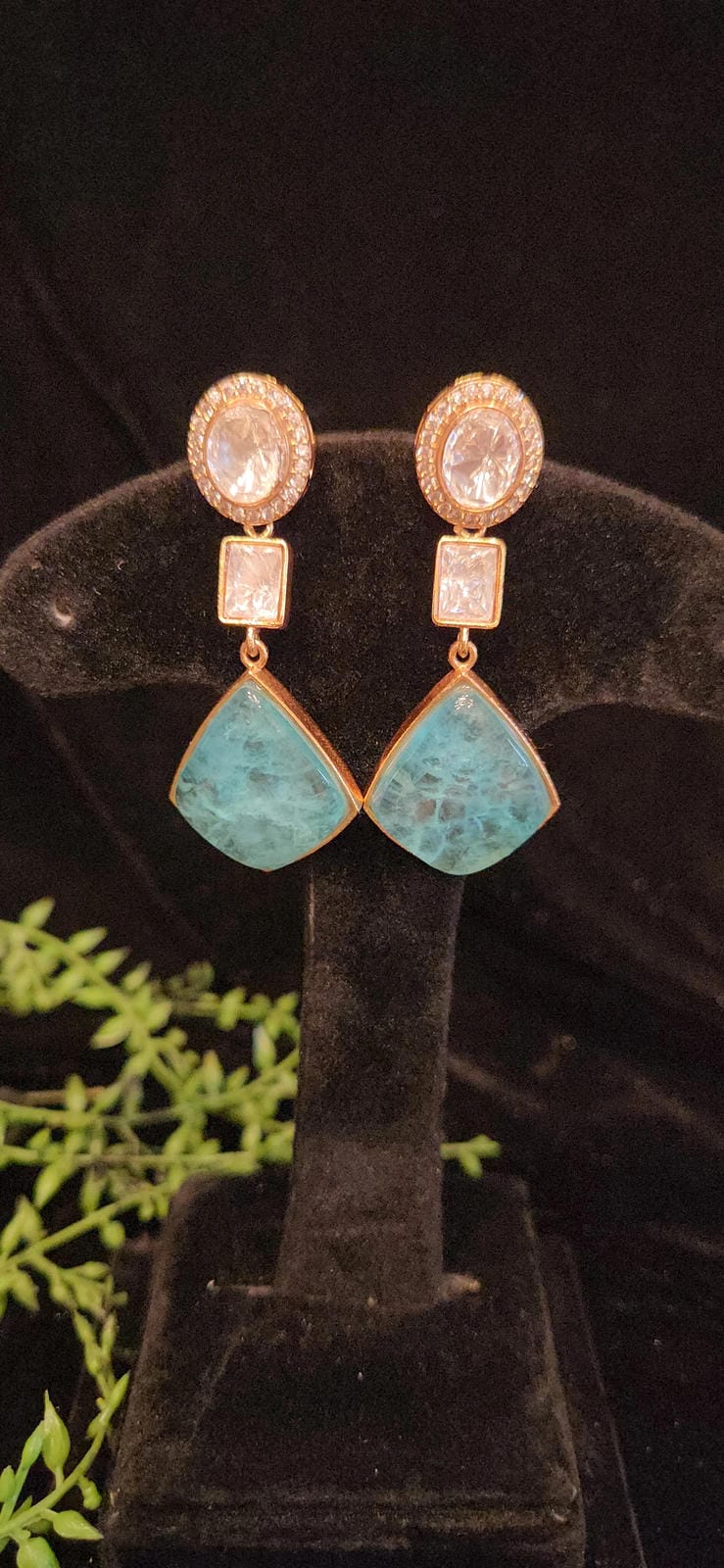 Brilliant Moissanite Cocktail Earrings