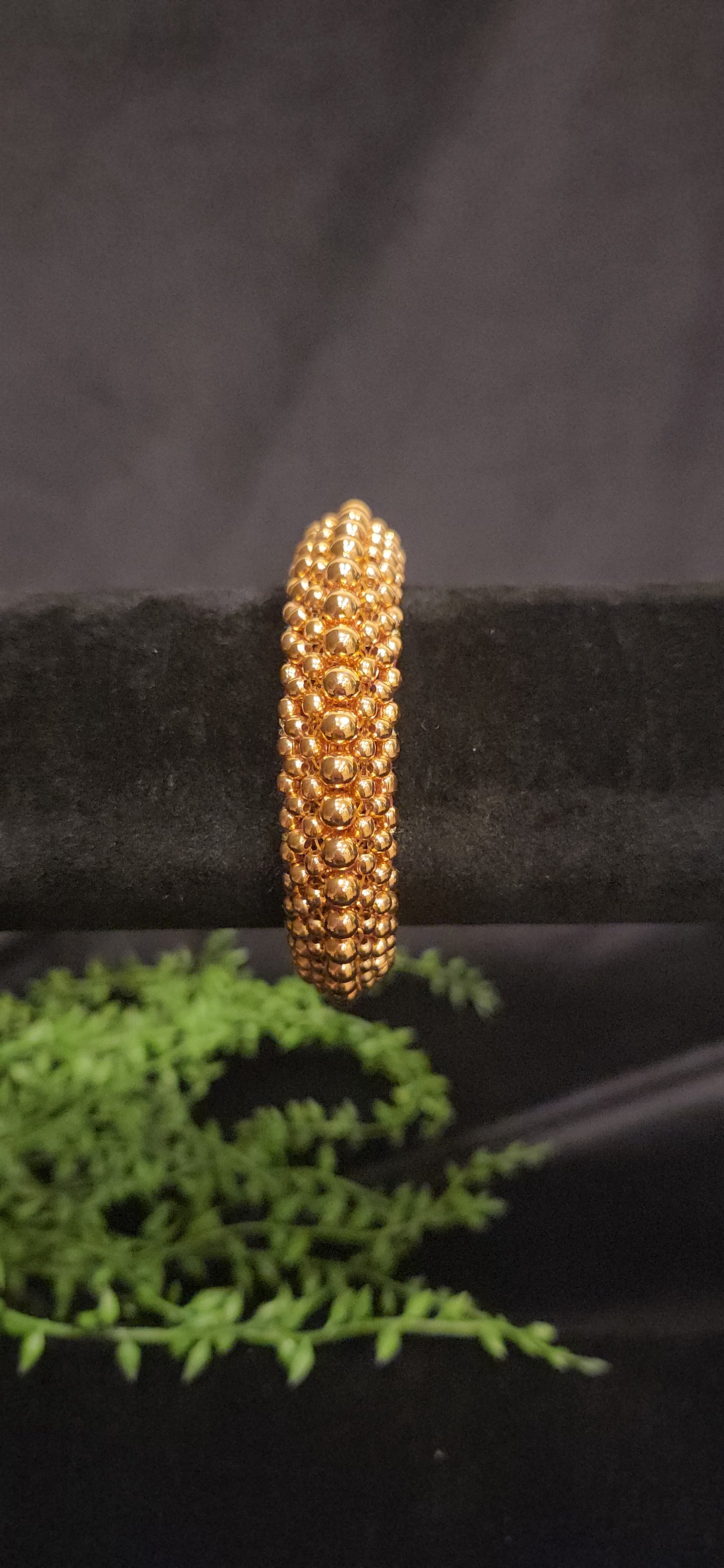 Golden Beads  Adjustable Kada