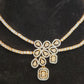 Double Layer Designer Necklace Set