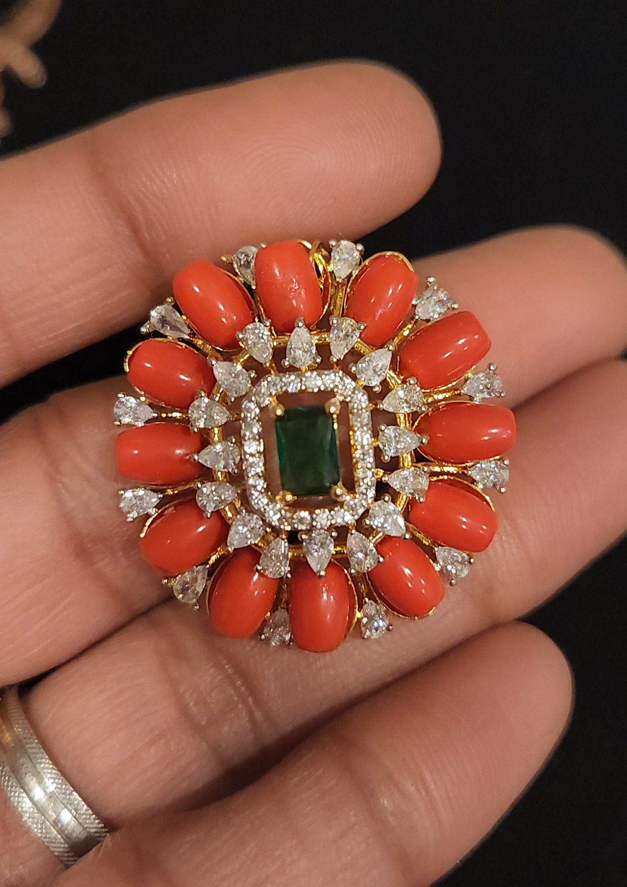 Coral Flower Pendent