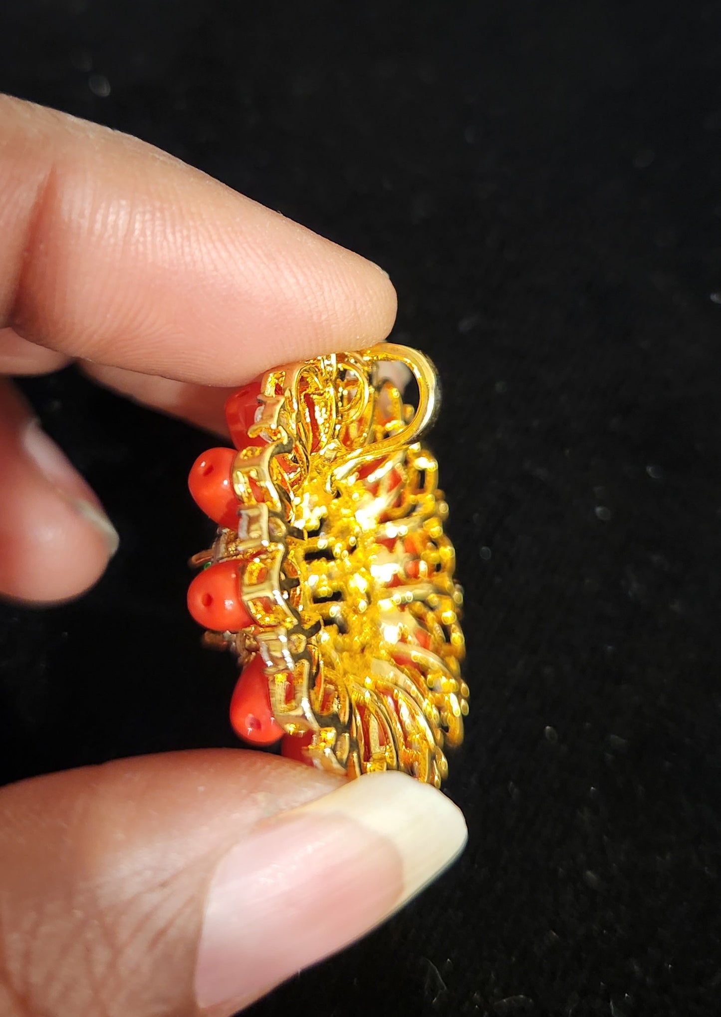 Coral Flower Pendent