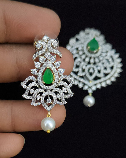 Nature Inspired Leaf Designed Pendant Set