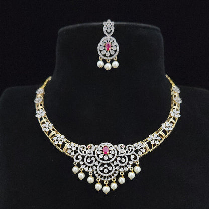 Regal Floral CZ Kante Set