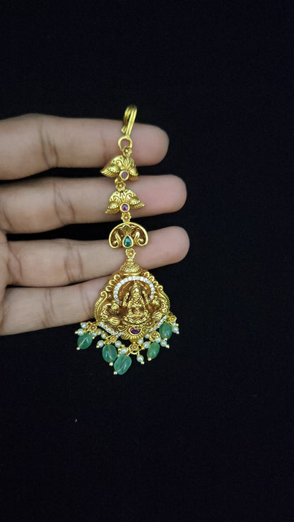 Divine Antique Lakshmi Maang Tikka