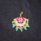 Opulent Jadau Kundan Flower Chandbali Maang Tikka