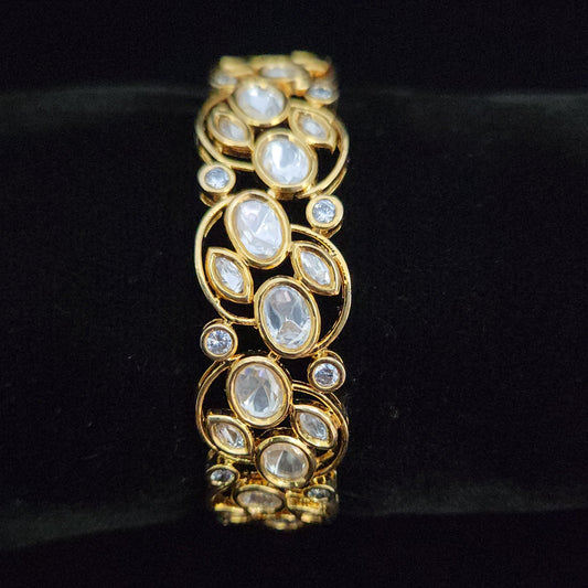 Pretty Polki Kundan Openable Bracelet