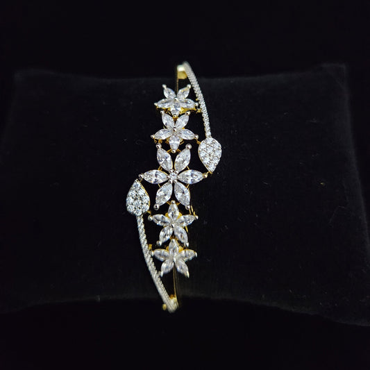 Sparkling Floral CZ Bracelet