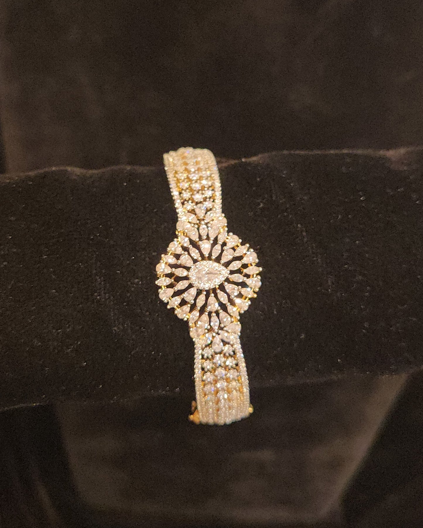 Sparkling Tear Drop CZ Bracelet