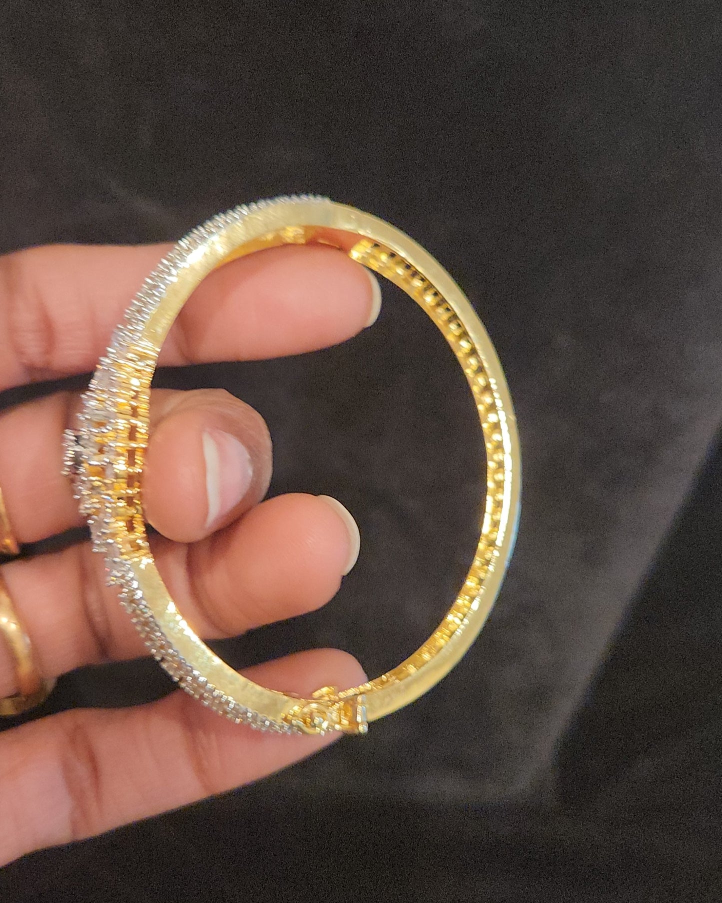 Sparkling Tear Drop CZ Bracelet