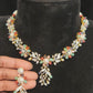 Vibrant Multi Color Floral Necklace Set