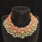 Opulent Jadau Kundan Peacock Chandbali Necklace Set