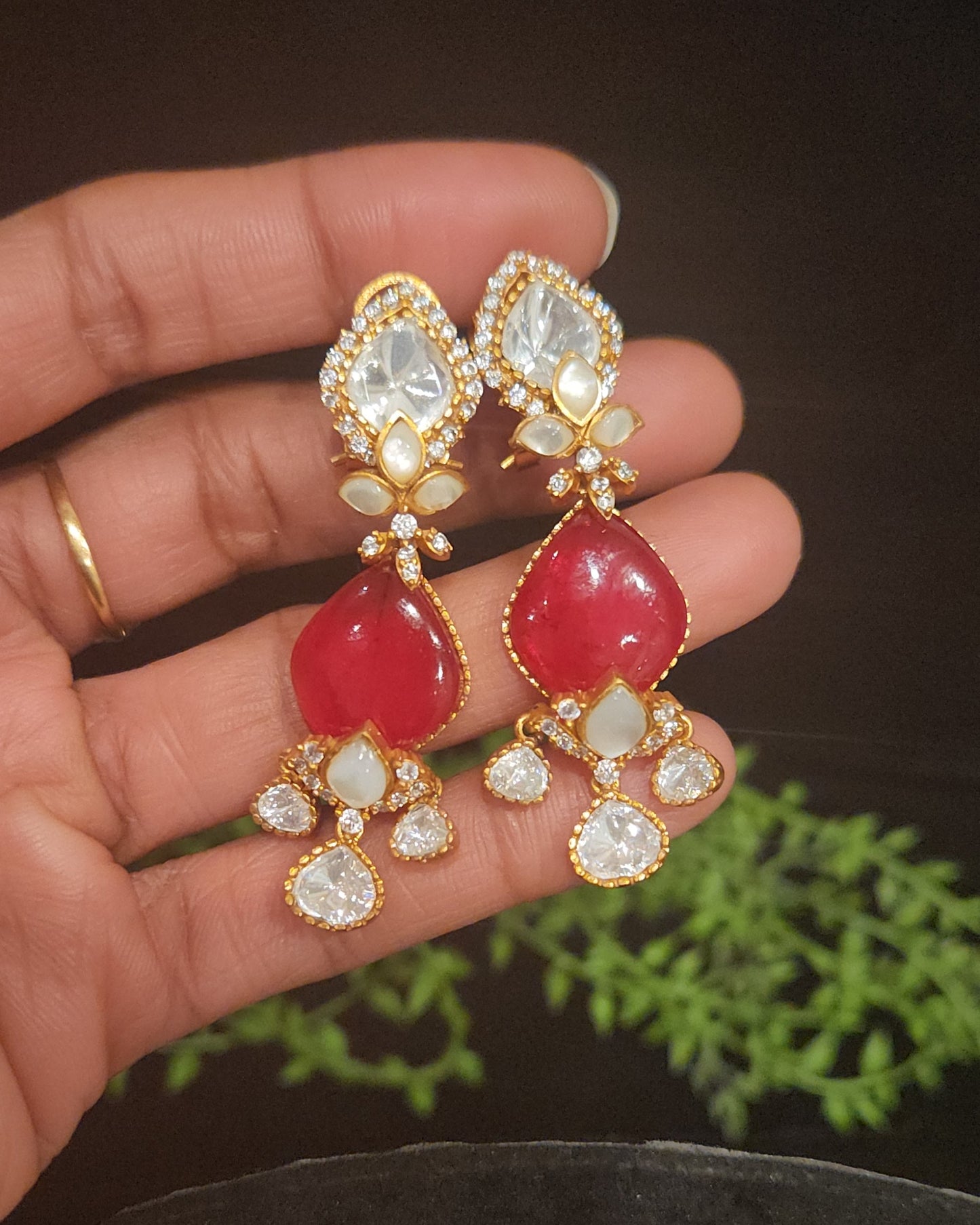 Dazzling Double Eight Moissanite Earrings