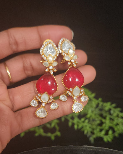 Dazzling Double Eight Moissanite Earrings