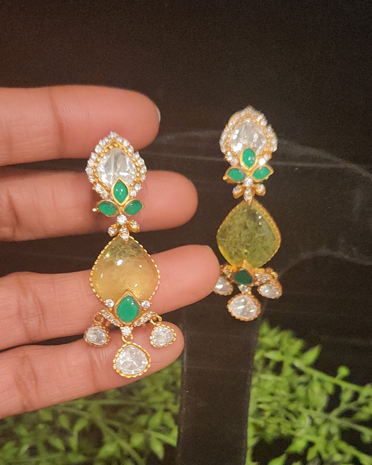 Dazzling Double Eight Moissanite Earrings