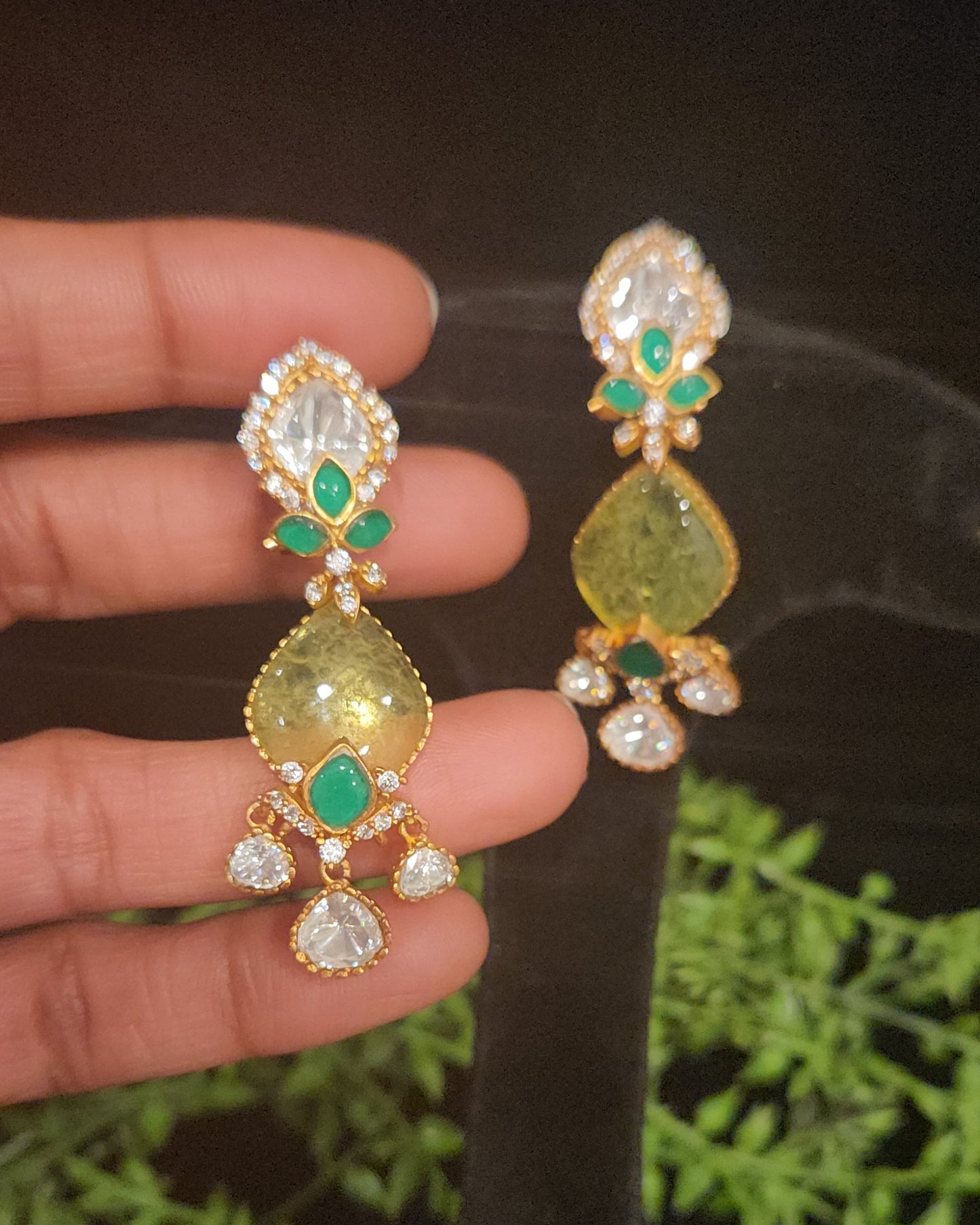 Dazzling Double Eight Moissanite Earrings