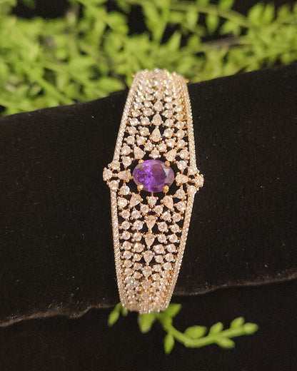 Regal Emerald Diamond Finish Bracelet