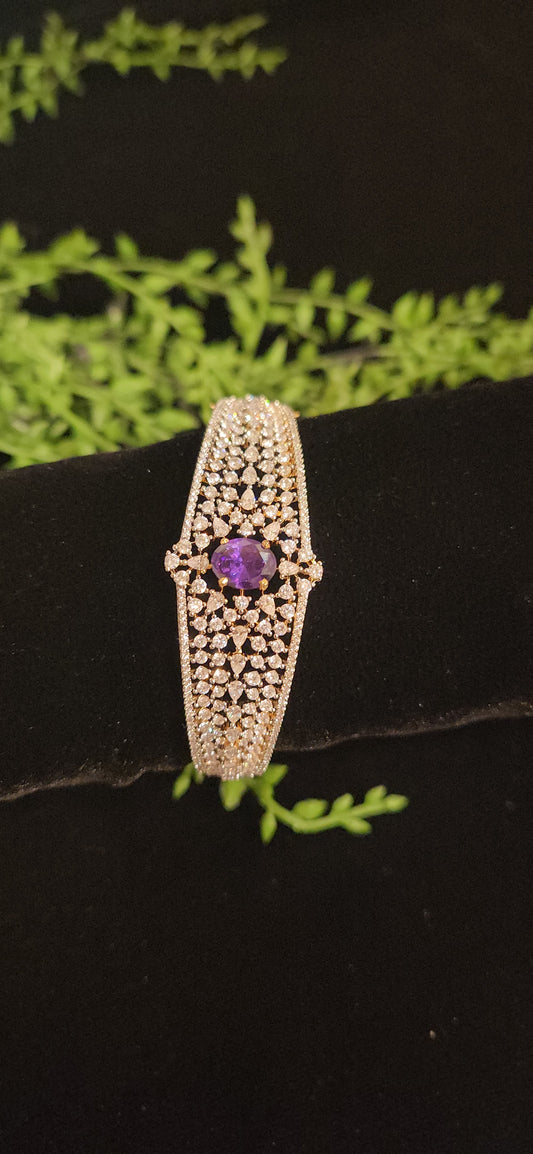 Regal Emerald Diamond Finish Bracelet