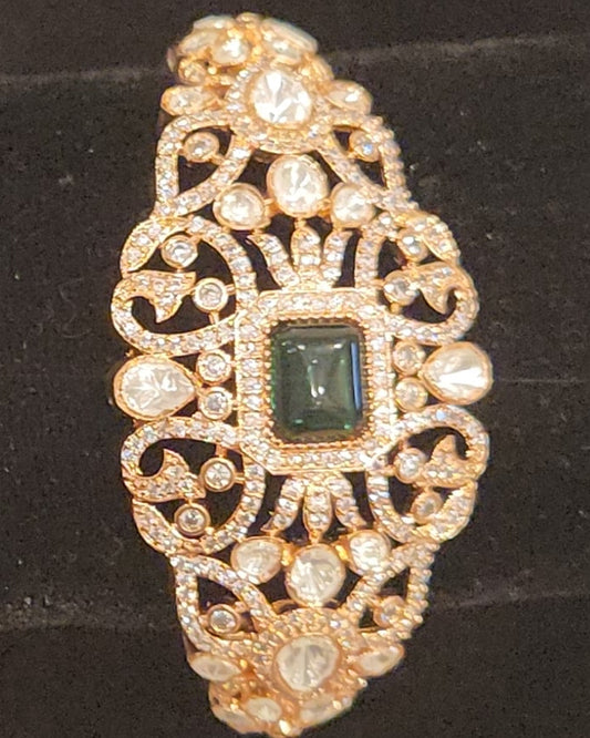 Signature Designer polki kundan & CZ Bracelet