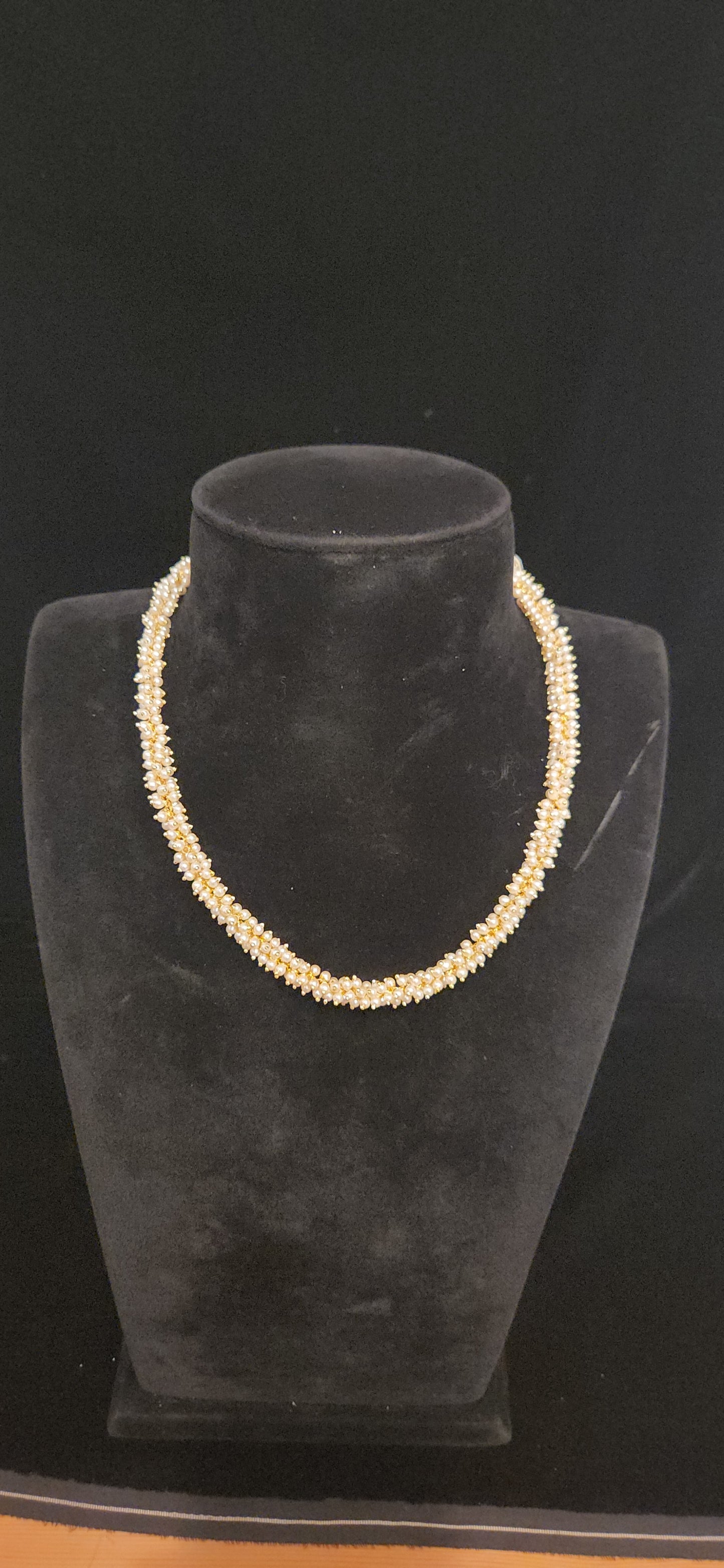 Designer Multi-Strand pearl Mala