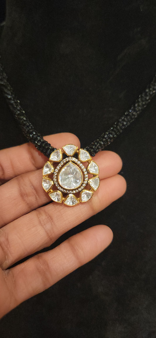 92.5 Silver Moissanite Necklace