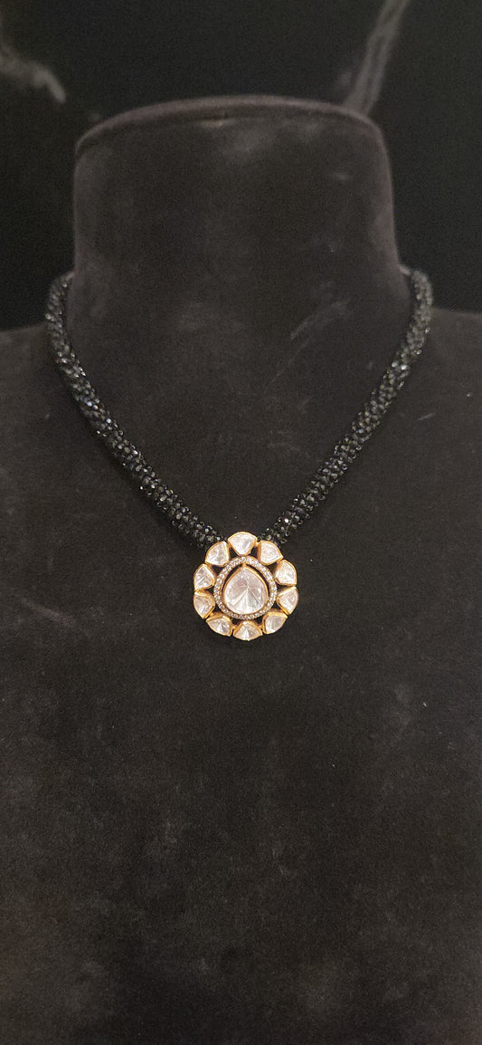 92.5 Silver Moissanite Necklace