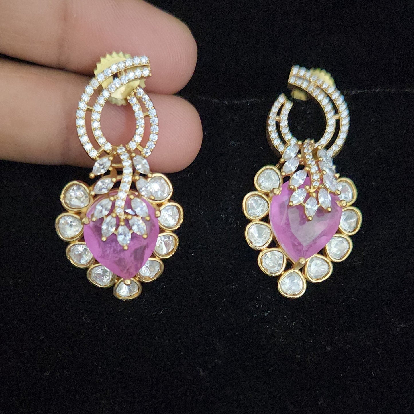 Adorable Strawberry Doublet Studs