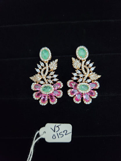 Vibrant Mixed Floral Earrings