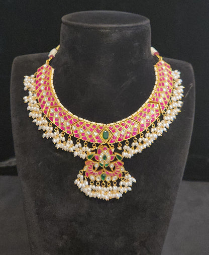 Exquisite Jadau Kundan Guttapusalu Neck Sets