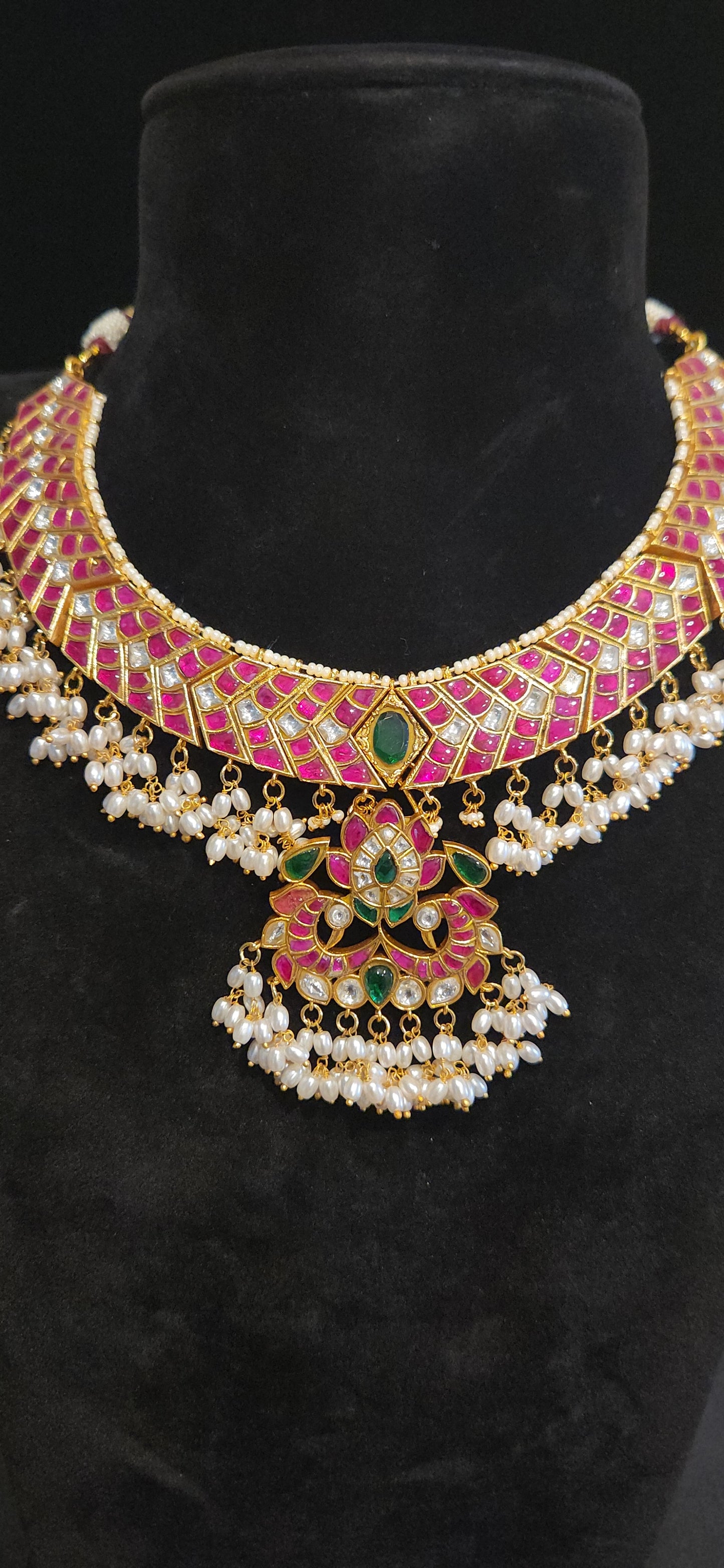 Exquisite Jadau Kundan Guttapusalu Neck Sets