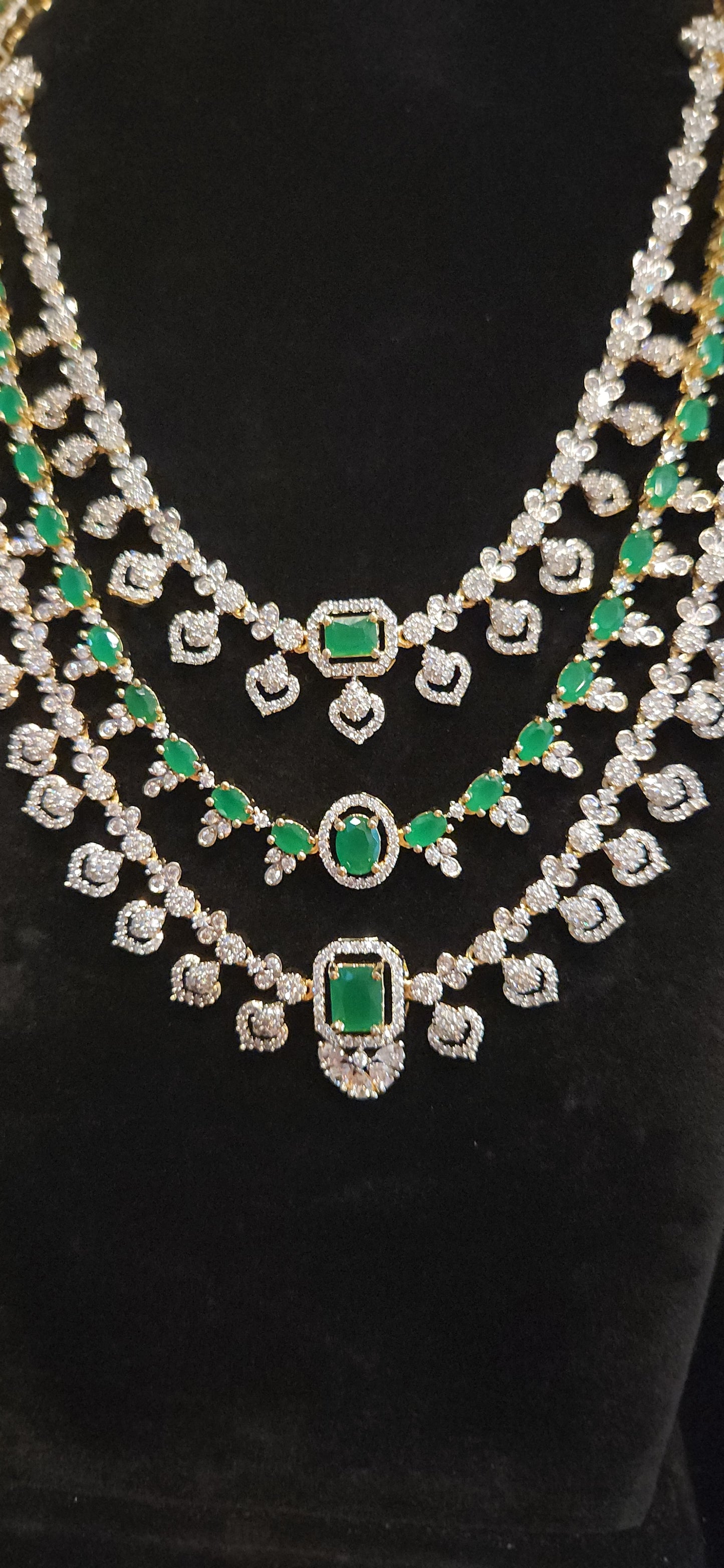 Luxury CZ Long Haram Set