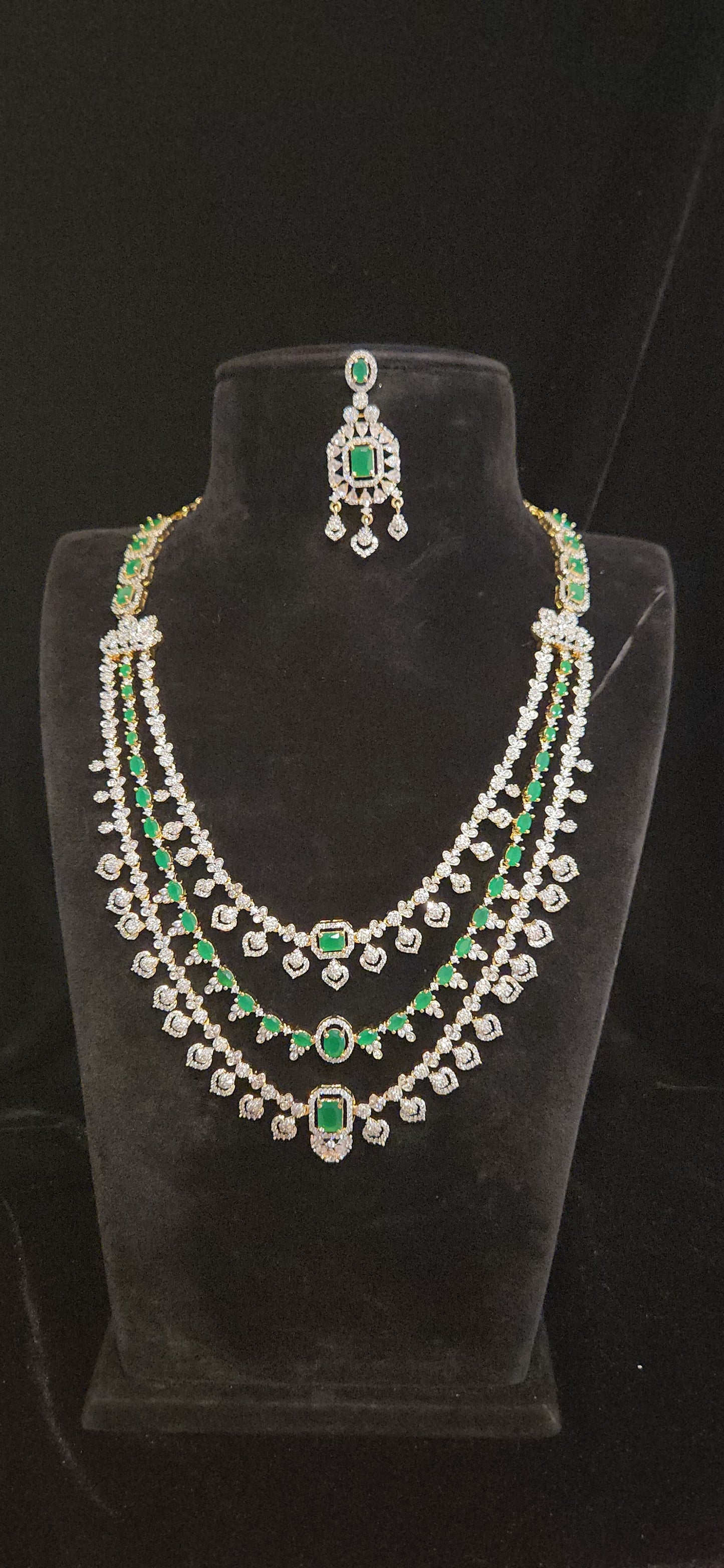 Luxury CZ Long Haram Set