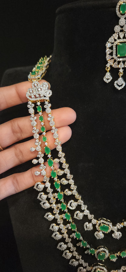 Luxury CZ Long Haram Set