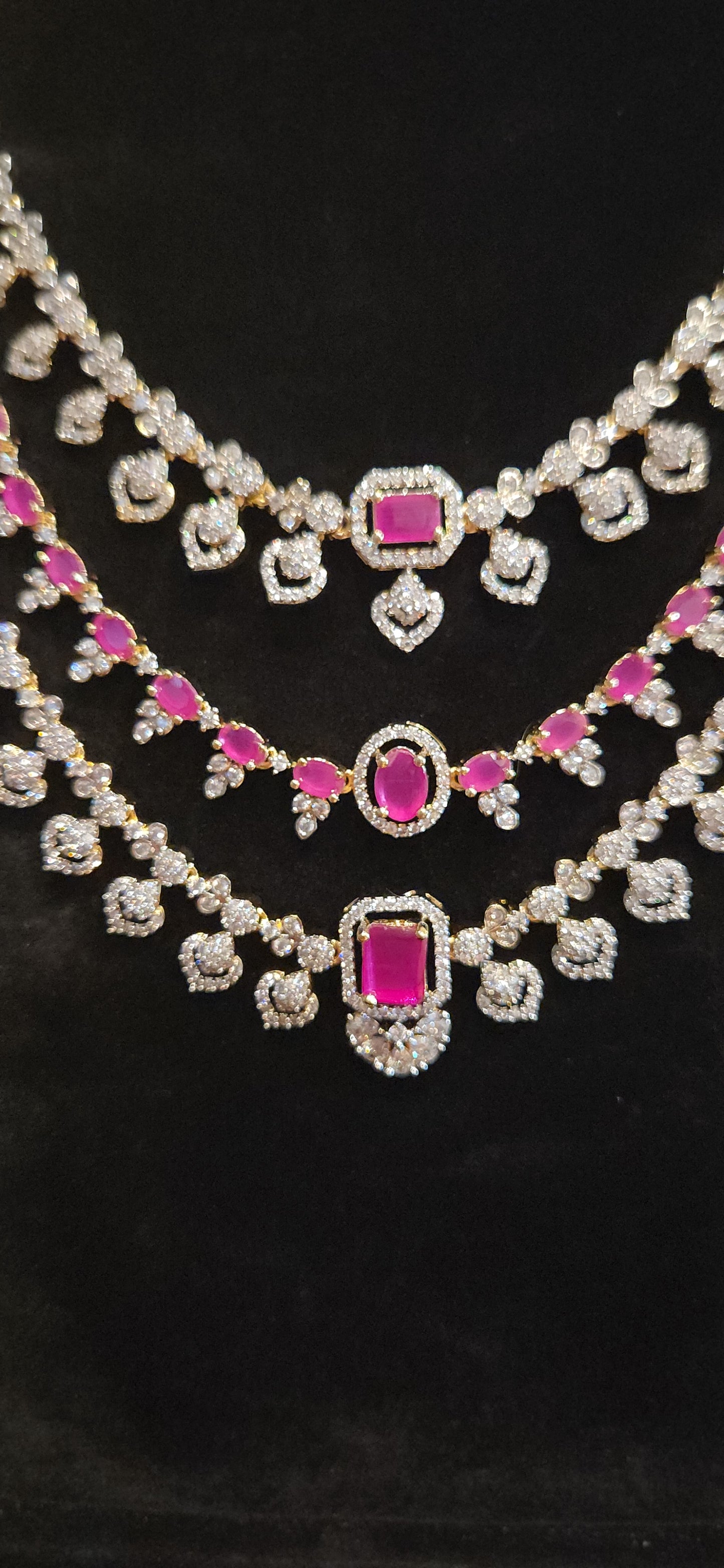 Luxury CZ Long Haram Set