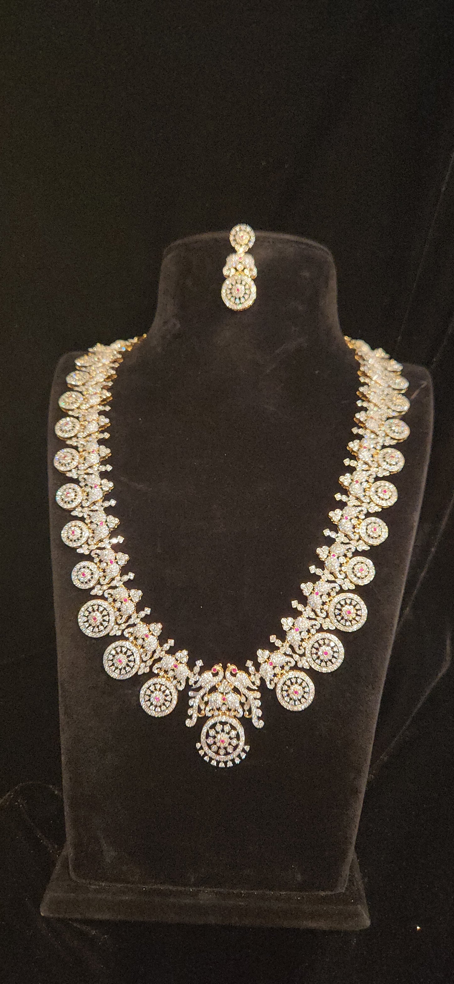 Luxury CZ Bridal Bottu Haram Set with