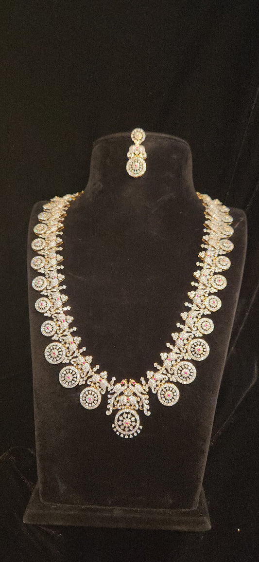Luxury CZ Bridal Bottu Haram Set with