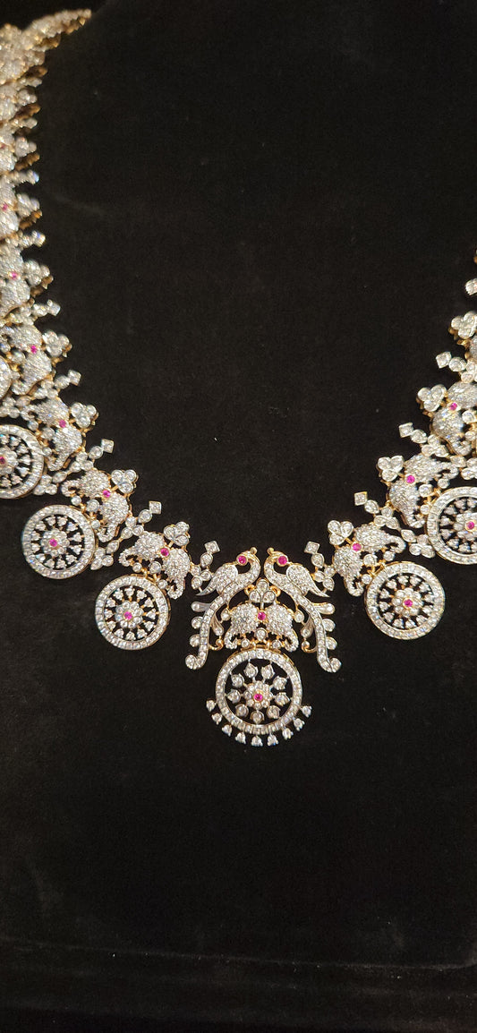 Luxury CZ Bridal Bottu Haram Set with