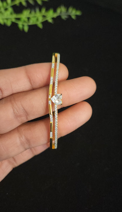 92.5 Silver Openable Stone Bracelets